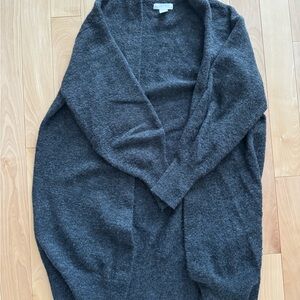 H&M dark grey open cardigan (M)